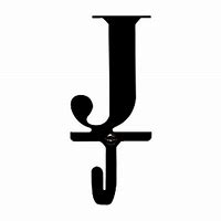 Image result for Wrought Iron Letter J