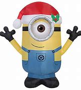Image result for Minion Christmas Inflatable Slide