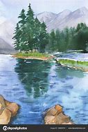 Image result for Photoshop Lake Texture Watercolor