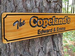 Image result for Custom Wood Signs