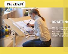 Image result for Wooden Drafting Table