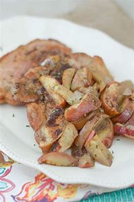 Image result for Oven Baked Pork Chops with Apple's