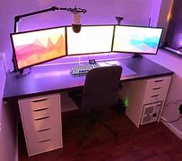 Image result for Recessed Monitor Computer Desk