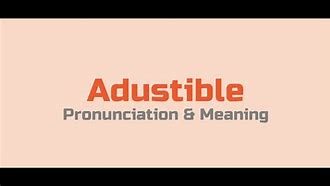 Image result for adustible
