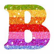 Image result for Glitter Letter B