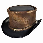 Image result for Leather Top Hat