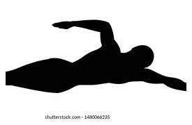 Image result for Male Freestyle Swimmer Silhouette