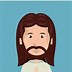 Image result for Jesus Face Silhouette