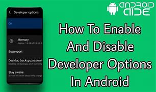 Image result for Developper Option Android 1.1