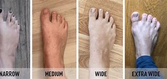 Image result for Wide vs Narrow Feet
