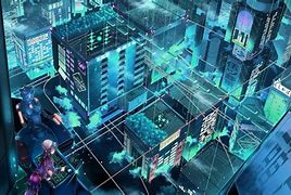 Image result for Futuristic City Hub Anime