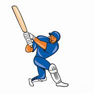 Image result for Cricket Batsman Clip Art