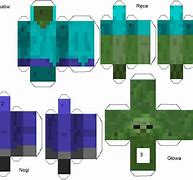 Image result for minecraft paper craft zombies