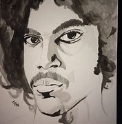 Image result for Prince Black and White Artwork