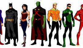 Image result for DC Cartoon Characters