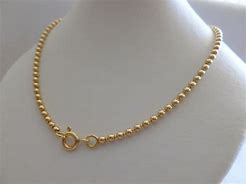 Image result for Gold Bead Chain