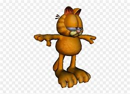 Image result for Garfield T-Pose Meme