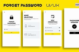 Image result for APA Itu Forget Password UI