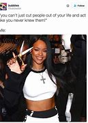 Image result for Rihanna Side Profile Meme