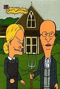 Image result for Beavis and Butthead American Gothic