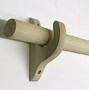 Image result for Wood Shelf Brackets with Curtain Rod