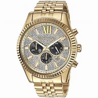 Image result for Michael Kors Over Sides Gold Watch
