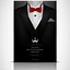 Image result for Black Tuxedo with Colored Tie
