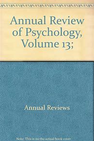 Image result for Annual Review of Psychology