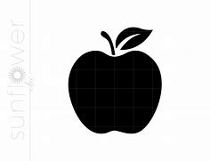 Image result for Apple Silhouette Vector