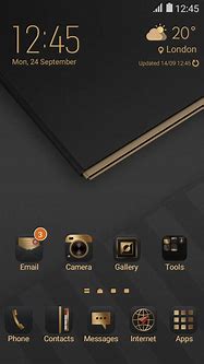 Image result for Black and Gold iPhone Home Screen