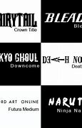 Image result for Anime/Game Font