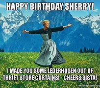 Image result for Happy Birthday Sherry Meme