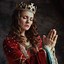 Image result for Red Queen Medieval Dress