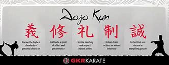 Image result for Shotokan Karate Dojo Kun