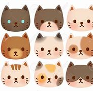 Image result for Cartoon Cat Face Drawing