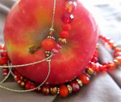 Image result for Gold Apple Beads