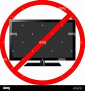 Image result for No TV Ban Sign