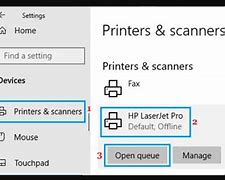 Image result for Printer and Scanners Queue