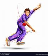 Image result for Cricket Bowling Cartoon