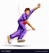 Image result for Cricket Bowling Cartoon