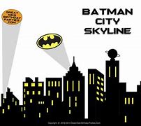 Image result for Gotham City Silhouette Bat Signal