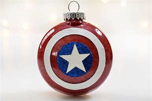 Image result for Captain America Ornament