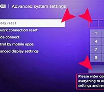 Image result for Roku Factory Reset