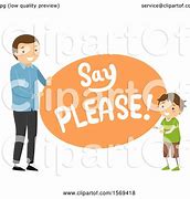 Image result for Say Please Cartoon