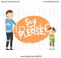 Image result for Say Please Cartoon