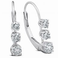 Image result for Diamond Drop Earrings 14k White Gold