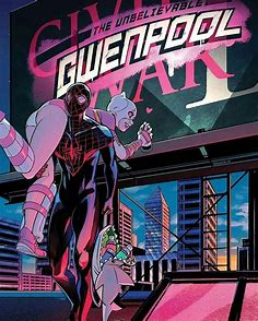 Spiderman Miles Morales & Gwen Pool | Marvel, Marvel dc comics, Marvel comics