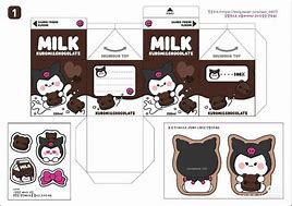 Image result for Kuromi Fries Box Template