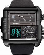 Image result for Analog Digital Square Watch