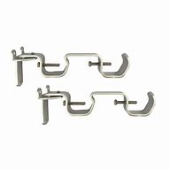 Image result for Mainstays Double Curtain Rod Brackets